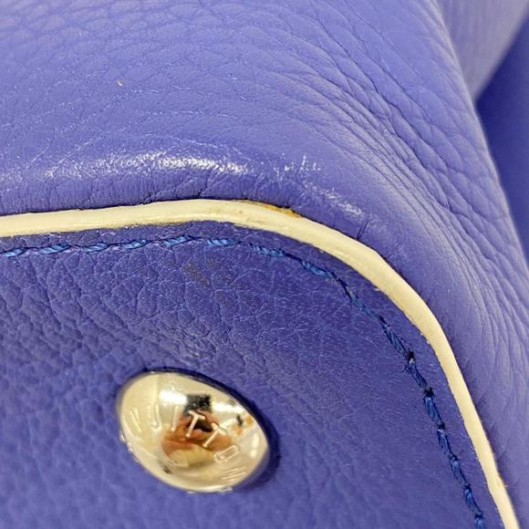 LOUIS VUITTON Handbag Capucines MM Light Blue Ladies - Picture 6 of 10